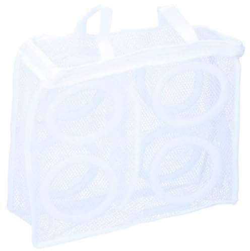 alpina Wäschenetz für Schuhe – 2 Fächer Waschmaschinen Beutel – Netz zum Waschen Schutz für Schuhe - Wäschesäckchen 32x29x12 cm - Waschbeutel 2 Fächer