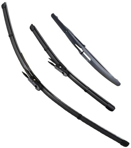 HPZPRPCEW pour Smart ForTwo W451 Coupé 2007–2014 Brosse De Fenêtre De Pare-Brise 23+21+10 Jeu De Balais D'essuie-Glace Avant Et Arrière