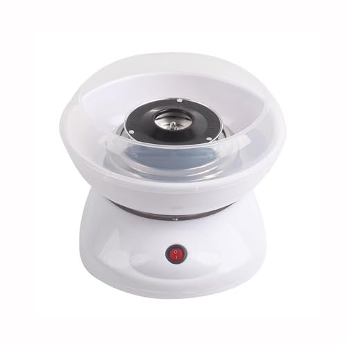 WANGHAI-666 Cotton Candy Makers Electric DIY Sweet Cotton Candy Maker Marshmallow Machine Mini Portable Cotton Sugar Floss Machine for 3 Color Candy Floss Maker(White)