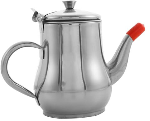 HOLIDYOYO Aceitera Cocina Acero Inoxidable Recipiente Con Filtro y Antigoteo Para Aceite y Grasa Contenedor Cocina Para Almacenar y Filtrar Aceite De Bacon