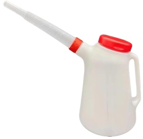 Colcolo Container de medición de Aceite de de Aceite con Boquilla con Tapa del Polvo automotriz contenedor de dispensador Profesional, 5l
