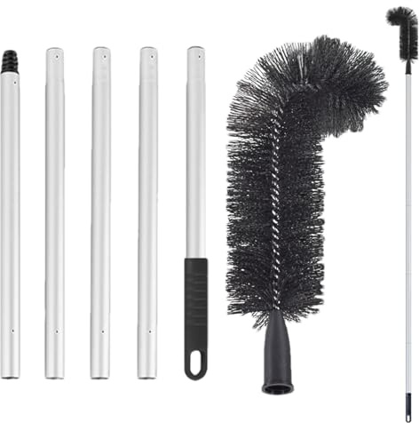Telescopic Gutter Cleaning Reflection - Gutter Cleaner with Aluminium, Convenient Cleaning Tools for Removing Leaves, and Debris Accumulated on Roofs and Drains