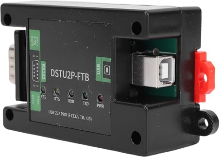 Hamwesh Módulo Convertidor Serial, Adaptador Serial USB a RS232 con Aislamiento de Energía, Aislamiento de Señal, Conectividad Robusta para Aplicaciones Industriales