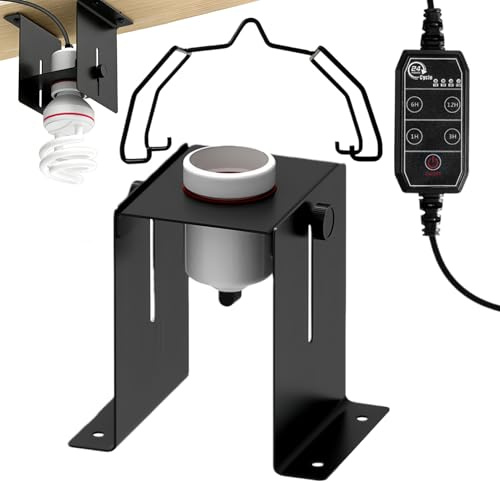 Supporto per lampada di calore in ceramica, per terrari regolabili in altezza, supporto per lampada alogena, per barbagame leopardato, tartarughe terrestri anfibi