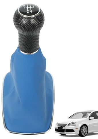 argtnayk Pomo de cambio de golf con saco de cambio, 1 pieza, 4 accesorios para golf de 4,5 velocidades, pomo de 23 mm, color azul y negro, juego de repuesto para cambio manual