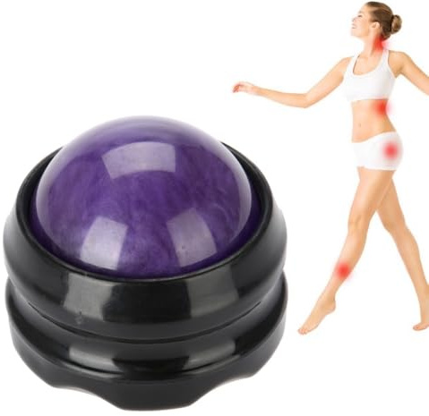 YUYTE Massage Roller Ball, Triggerpunkt Drücker, Massageball Fuß, Massage Ball für Den Ganzen Körper mit 360° Halterung, Manuelle Massagekugel Fuß Hip Relaxer Stress Release (01) | Muskelverspannungen lösen, fördert die Durchblutung, geeignet für Fuß, Rücken, Nacken, einfach zu bedienen, für Zuhause und