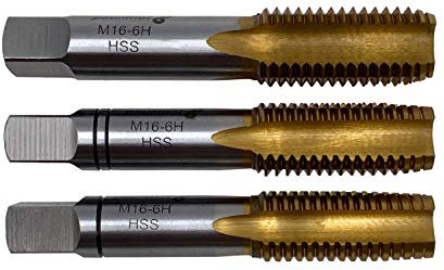 PAULIMOT Hand-Gewindebohrer-Satz 3-teilig M16 x 2