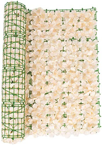 EIIDJFF Siepe Artificiale Ornamentale Recinzione di siepi Artificiali e Decorazione di Foglie di Vite di edera Finta per Decorazioni da Parete per Matrimoni da terrazza da Giardino all'aperto