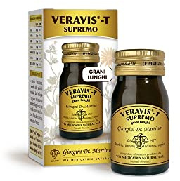 Dr Giorgini VERAVIS-T SUPREMO GRANI LUNGHI 30 g - (con senna, cicoria e rabarbaro che, favorendo la regolarità del transito intestinale, possono aiutare in caso di stitichezza)