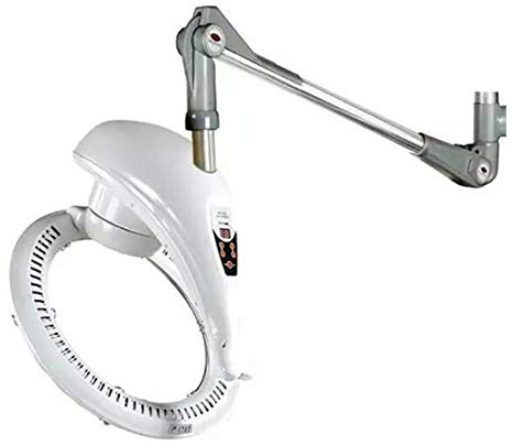950W Orbiting Wall Mount Hair Dryer Standing Professional Salon Hair Spa Color Processor Plate Heater Salon Barber System Hood with Adjustable Timer and Temperature