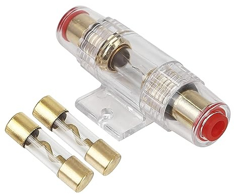 4 6 8 Gauge AWG Inline Kfz-Sicherungshalter mit 20A AGU-Sicherungen Universal für Car-Audio-System
