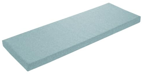 sleepling Bankauflage 110x50 cm türkis, Sitzkissen Outdoor & Indoor, Bankpolster, Bezug waschbar, Unterseite Antirutsch, Made in EU