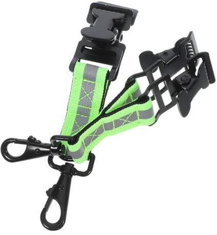 COSMEVIVI 2pcs Firefighter Glove Straps Tool Fire Fighter Equipment Double Clasp Design