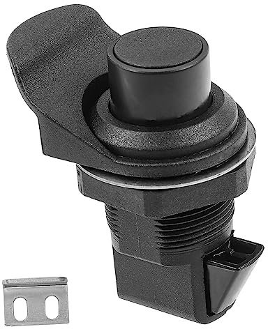 Anneome Push Button Latch Lock for Door Cupboard Drawer Keyless Cabinet Lock Stainless Steel Latches for Home Office