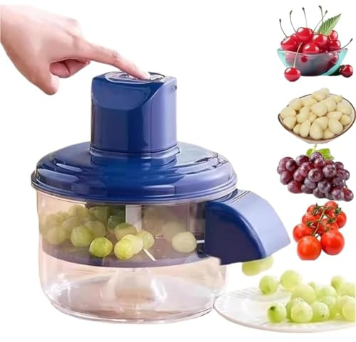Sbucciatrice elettrica per uva, 2025 nuovo strumento automatico per sbucciare la frutta, ricaricabile commerciale intelligente macchine per frutta per uva, aglio, pomodoro, ciliegia