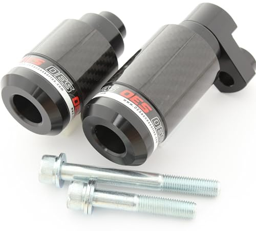 OES Carbon Frame Sliders 2008 2009 2010 2011 2012 2013 2014 2015 2016 Fits Yamaha YZFR6 R6 No Cut (Red)