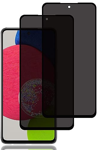 BCHKLAI Verre Trempé Anti-Espion pour Samsung Galaxy A52/A52S [2 Pièces] | Protecteur D'écran Confidentialité, 9H Dureté, Anti-Rayures, Protection D'écran Anti-Espion pour Samsung Galaxy A52S/A52