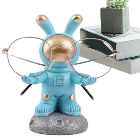 Kirdume Tier-Brillenhalter,Space Bunny Brillenhalter - Schmuckhalter, Tierpräsentationsständer, Schreibtischdekoration für Zuhause, Arbeitsplatz, Schreibtisch, Nachttisch