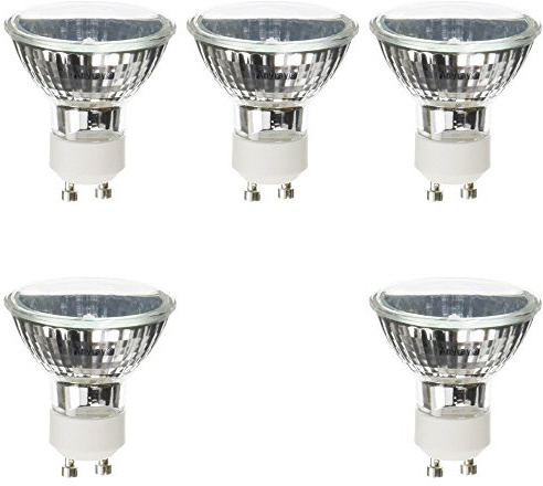 (5)-Bulbs Anyray Compatible Replacement Bulb for Wax Warmer 120V 25W GU10 GZ10+C