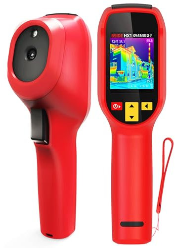 BSIDE Thermal Imaging Camera 240×240 Resolution 15 Color Palettes Infrared Thermal Imager -4°F to 1022°F 25Hz Rechargeable Handheld Thermal Camera with Laser Pointer 50°FOV