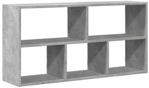 VidaXL Scaffale a Muro Grigio Cemento 100x25x50 cm in Legno Multistrato, Espositore Pensile