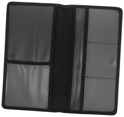 Gatuida Portadocumenti Auto Pu Organizer Per Assicurazione Registrazione e Patente Di Guida Custodia Leggera e Portatile Per Viaggi e Documenti Auto