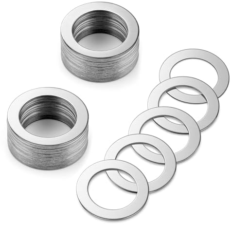 Nuts OT nuts 100 Stück Ultradünne Unterlegscheiben M10x16x0,3 mm 304 Edelstahl Beilagscheiben Karosseriescheiben M10 Runde Unterlegscheiben Passscheibe Sicherungsscheiben für Schrauben Bolzen Mutter
