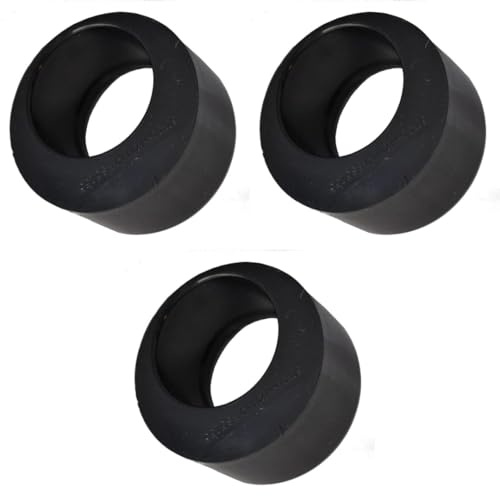 PVC Solvent Weld Reducer Pipe Fittings, 50mm x 32mm, Black, Pack of 3
