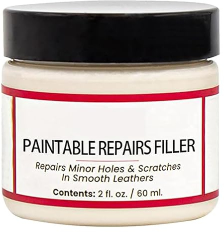 Bálsamo Reparador Cuero, Limpiador Cuero Coche, Leather Repair Cream, para Ser Utilizado en Sofá de Piel, Chaqueta, Zapatos e Interior del Aoto, 60ml