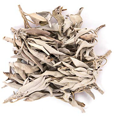 Juniper Ridge | White Sage Loose Leaves | Salvia Apiana Clusters | Dry Burning White Sage | ½ Lb Bag