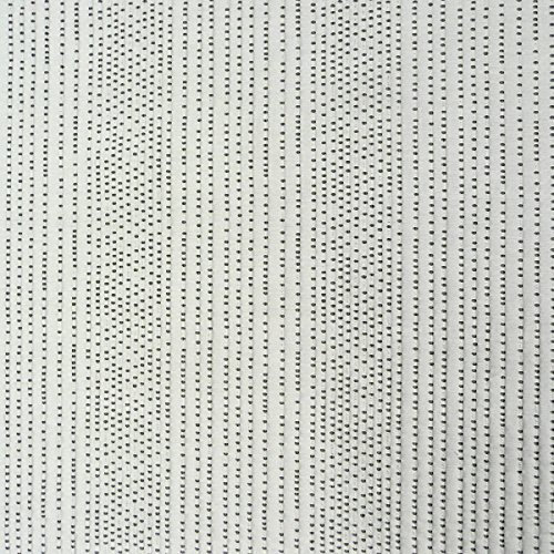 Rasch Dekostoff Jacquard Gardinenstoff Meterware Drop Silber grau 150cm
