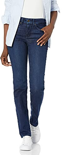NYDJ Vaqueros de Mezclilla de Pierna Recta Marilyn Jeans, Denslowe, 10W x 32L para Mujer