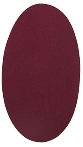 6 Thermoaufbügelbare Knie- und Ellbogenflicken – Bügelflicken 16 x 10 cm – Zum Reparieren & Verstärken von Hosen, Jacken, Pullovern & Hemden – Farbe: Bordeauxrot