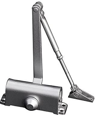 Hydraulischer Türschließer Schwerlast 65 kg belasten Schließgeschwindigkeit einstellbar 75°-Positionierung sanftes Schließen Schweigen Hotel Supermarkt Brandschutztür Aluminiumguss
