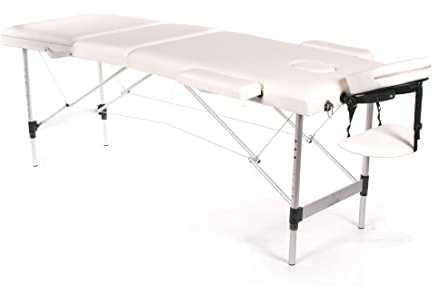 Salon Store Portable Massage Table Bed Foldable Beauty Salon Therapy Tattoo Couch White