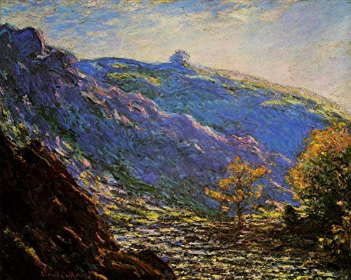 21 Wall Art Sunlight on the Petit Cruese Claude Monet Mountain LEMN1 Paintings in Oil - Famous Room Decor -02, £70-£1500 Hand Painted by Art Academies' Teachers