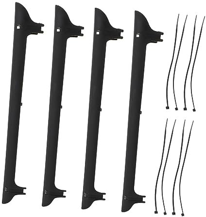 KITANDOVE 8 Sätze Kettenschutz Aufkleber Rahmenaufkleber Fahrradrahmenschutz Fahrradzubehör Kunststoff Einfach Zu Montieren Für Rennrad Und Mountainbike