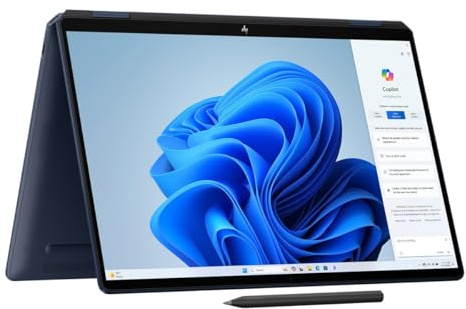 HP OmniBook Ultra Flip 14-fh0173ng incluye adaptador HDMI y lápiz capacitivo de 14 2.8k OLED Touch 120Hz, Intel Core Ultra 7 258 V, 32 GB RAM, 1 TB SSD, Windows 11