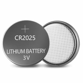 Pile Bouton au Lithium CR-2025, 3 V, Haute durée, idéale pour Les appareils électroniques tels Que Les Montres, Les télécommandes et Les calculatrices.