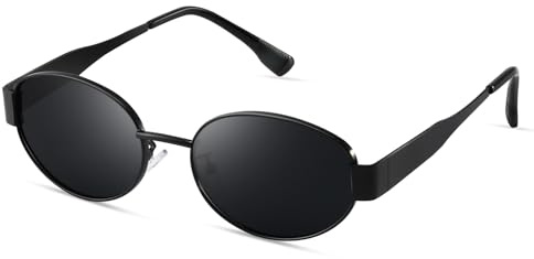 kunchu Sonnenbrille-Damen-Polarisiert-Unisex-Herren-Gold-Metal-Retro-Oval-Trendy-Sonnenbrillen-Vintage-Uv400-Classic-Ultraleicht-Schutz，Geeignet FüR Camping-fotografie-Outdoor-Geschenke für frauen-5