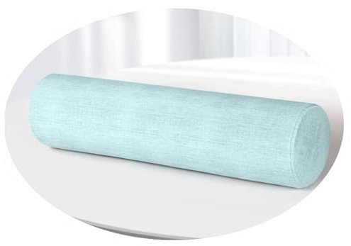 UICMNSI Nackenrolle|Kissen-Rolle for Nacken, Knie & Yoga | Lagerungsrolle| Rundes Nackenkissen|Waschbarer, Atmungsaktiver Bezug(@21,20x150cm/6x59in)