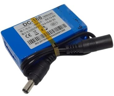 Batería De Litio, 4 Unidades/Lote, Minibatería Portátil DC-168 De 12 V Y 1800 MAh, De Alta Capacidad, Recargable, De Polímero De Iones De Litio, For Cámaras De Videovigilancia(UK Plug)