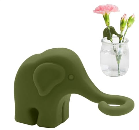 Propagation Buddy Pflanze Stütze Elefant, Pflanzenschneidhalter Elefant - Dekorative Elefantenunterstützung für Innenpflanzen - Dekorative Kumpelfreunde für Zimmerpflanzenverteilungsstationen oder Inn