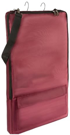 kowaku Bridle Bag,with 3 Prong Tack Rack Spacious Organizer Horse Tack Carry Bag, Horse Bridle Bag, for Harness, Bits, Headstalls, red
