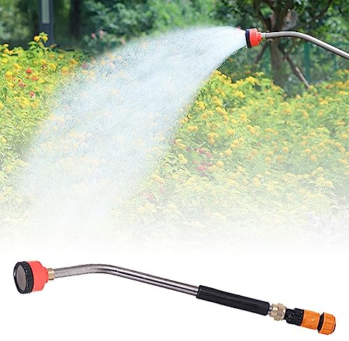 FONDUO Bewässerungsstab Gießstab Edelstahl Aluminiumlegierung 62cm Verlängerungsstange 400/1000/2000 Löcher Düsen Für Pflanzenbewässerung Gartenarbeit (C)