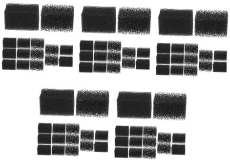 Healvian 75 pcs Halloween Special Effects Makeup Sponges for Realistic Scars and Bruises Theater and Cosplay Stage Blood Makeup Tools for Quick Easy Application Costume Parties