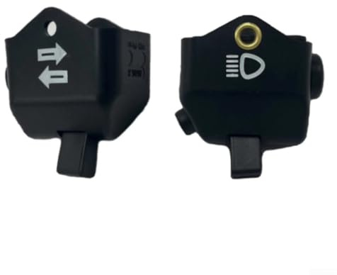 Filteilect 2 PCS Motorrad Lenker Licht und Blinker Schalter Kit Kompatibel mit S50 S51 KR51 Modellen, ABS Konstruktion für Verschleißfestigkeit