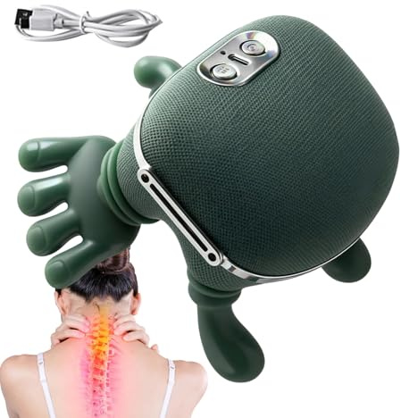 Arroopu Massaggiatore Per Collo E Spalle,Dispositivo Rilassante Muscolare | Massaggiatore Cervicale Con 2 Modalità Di Calore - Per Casa Viaggio Uso Quotidiano Serale Guida Lunga Weekend Vacanza