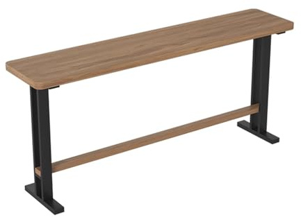 Smala barbord för små utrymmen, nordiskt minimalistiskt massivt trä med högtemperaturlackfinish och tjocka ben, perfekt för hemmakök, matsal och bistroanvändning