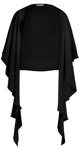 Vera Mont Damen 0071/4825 Stola, Schwarz, L EU